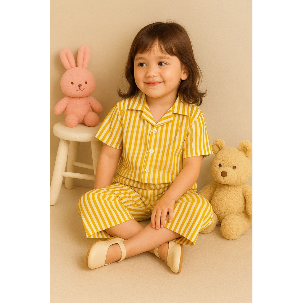 oneset Outfit | One set anak Perempuan | Stelan Anak Perempuan 2-8 tahun | Bahan Rayon Premium