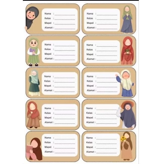 

DESAIN + CETAK STIKER/LABEL NAMA BUKU, KOTAK MAKAN, KOTAK PENCIL DLL