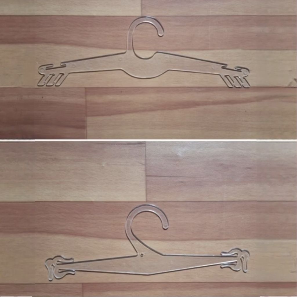 Hanger bening Gantungan celana dalam dan bra  satuan