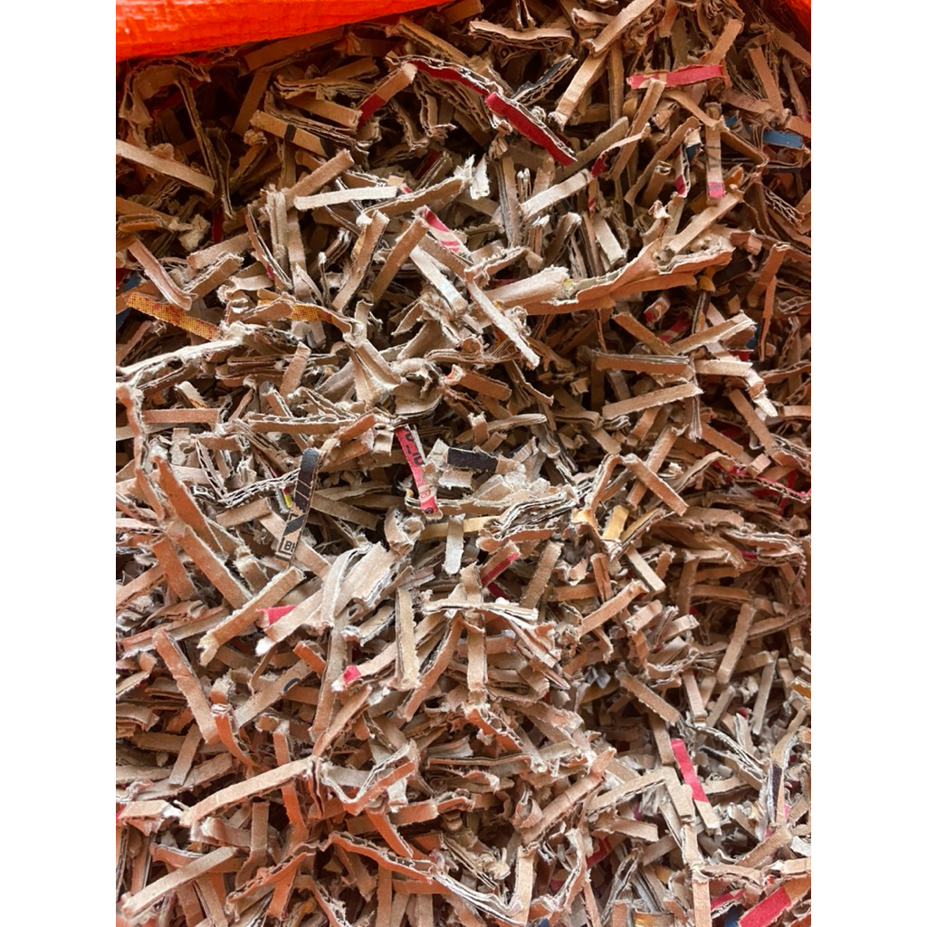 

karton cacah atau karton shredder 500gr