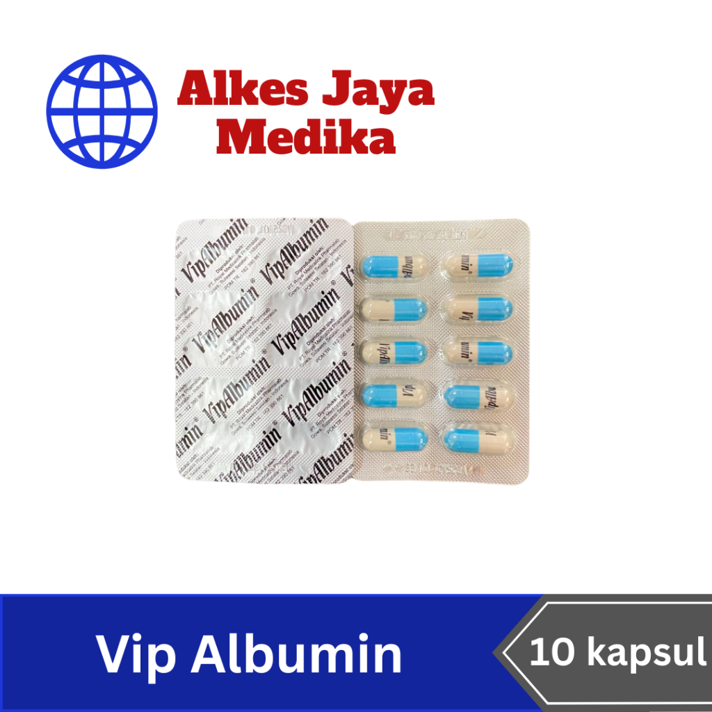 VIP ALBUMIN isi 10 kapsul - mempercepat penyembuhan luka