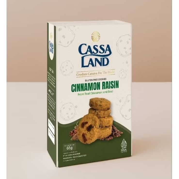 

Cassaland Cookies CINNAMON RAISIN Bebas Gluten Cookies Sehat