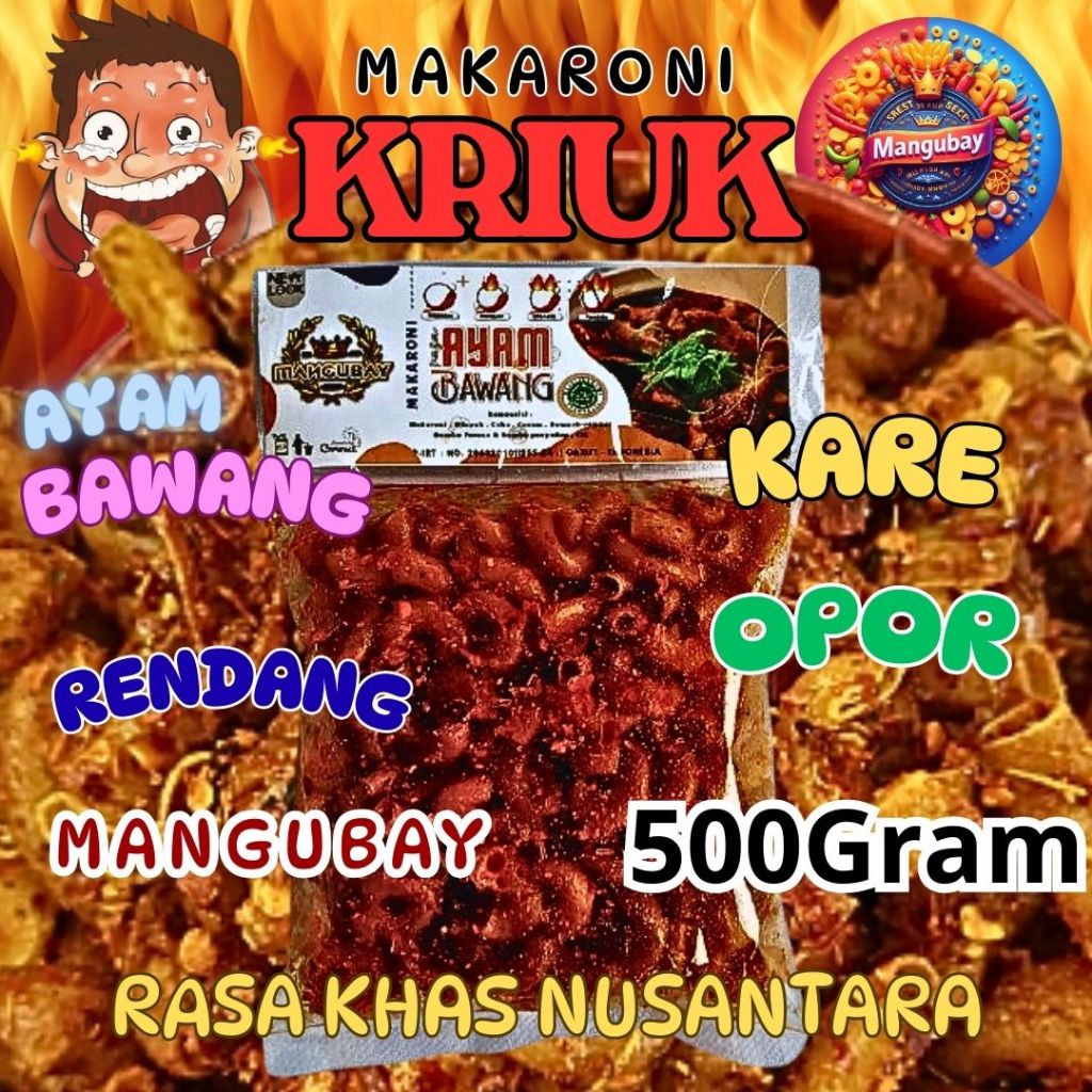 

MAKARONI KRIUK 500GRAM MANGUBAY