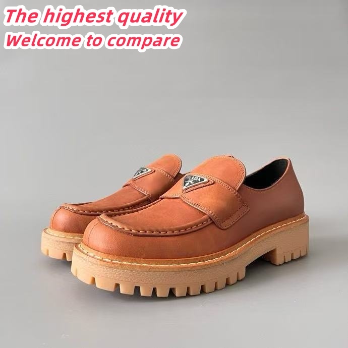 PRADA round toe loafers for men 5800958