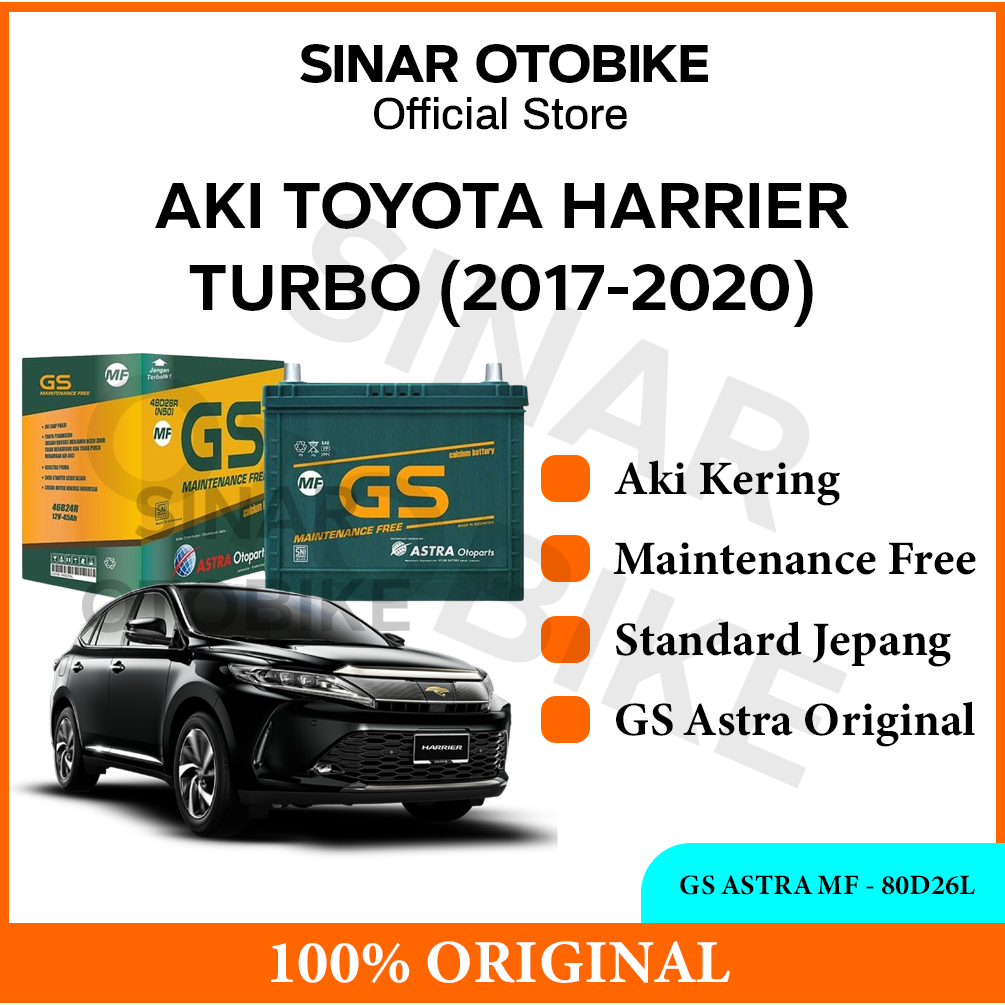 AKI KERING HARRIER TURBO GS ASTRA MF 80D26L (NX110-5L)