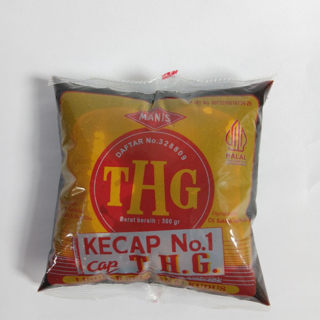 

Kecap Manis Cap THG Sachet 500 gram | Asli Kabupaten Kudus