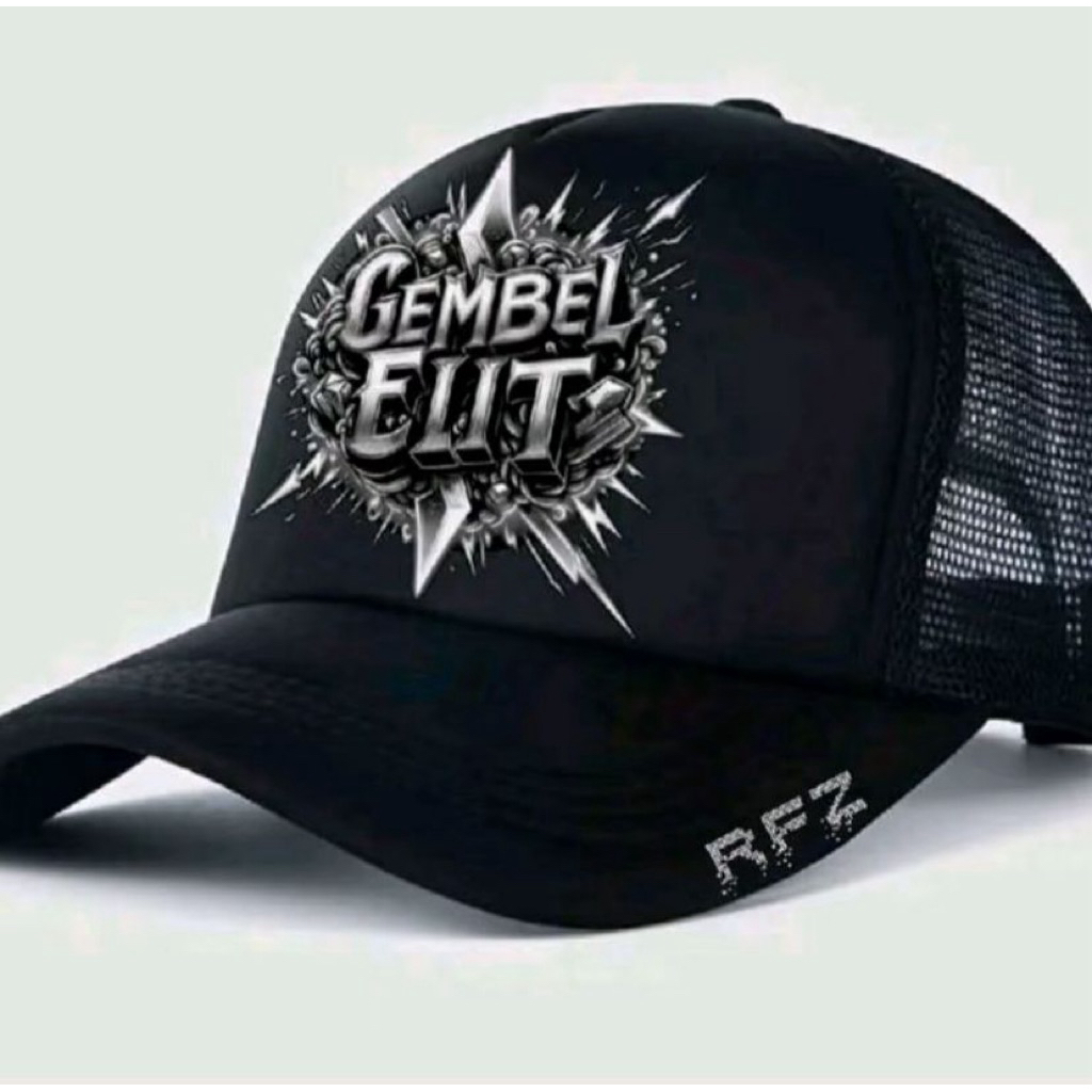 TOPI TRUCKER TOPI JARING GEMBEL ELIT