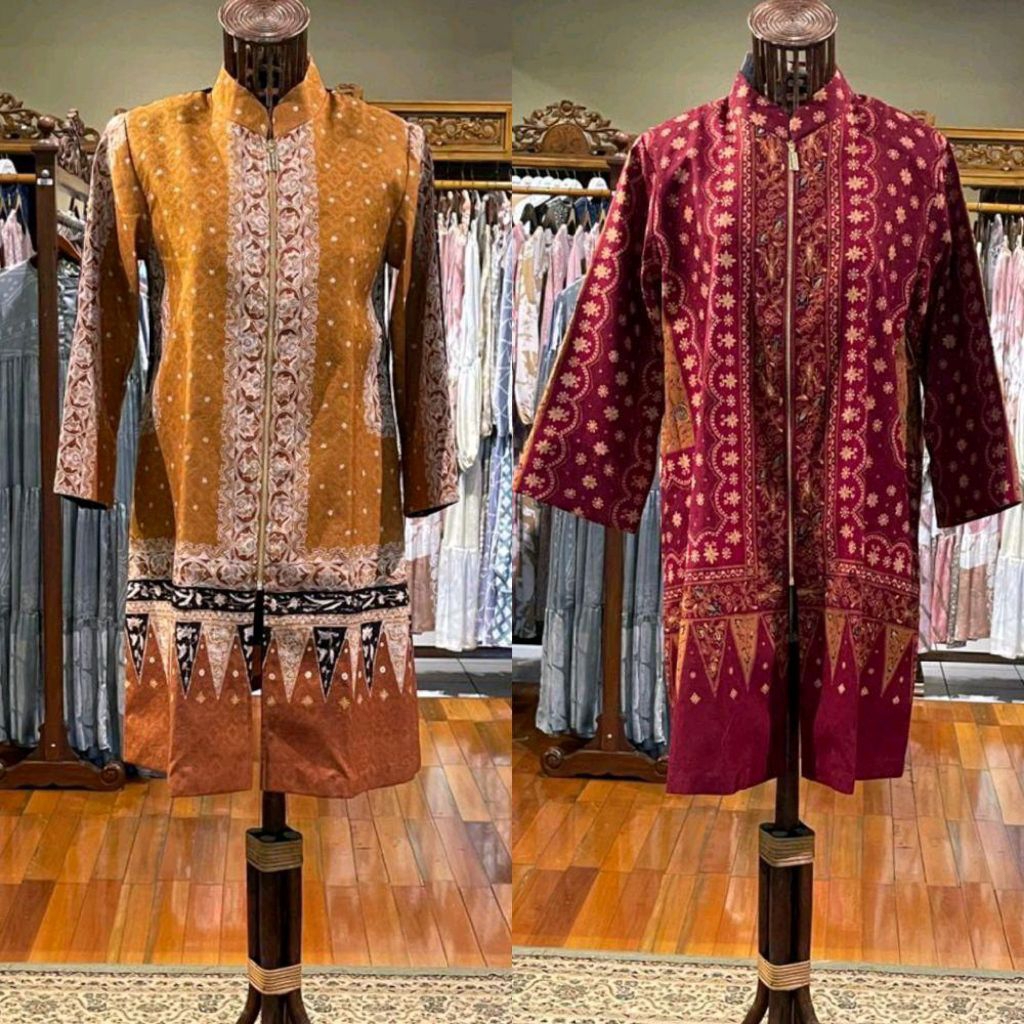 Tunik Zipper Katun Viscos by Dian Pelangi LIMITED EDITION Blouse Baju Atasan Kemeja Cardigan Blus Ou