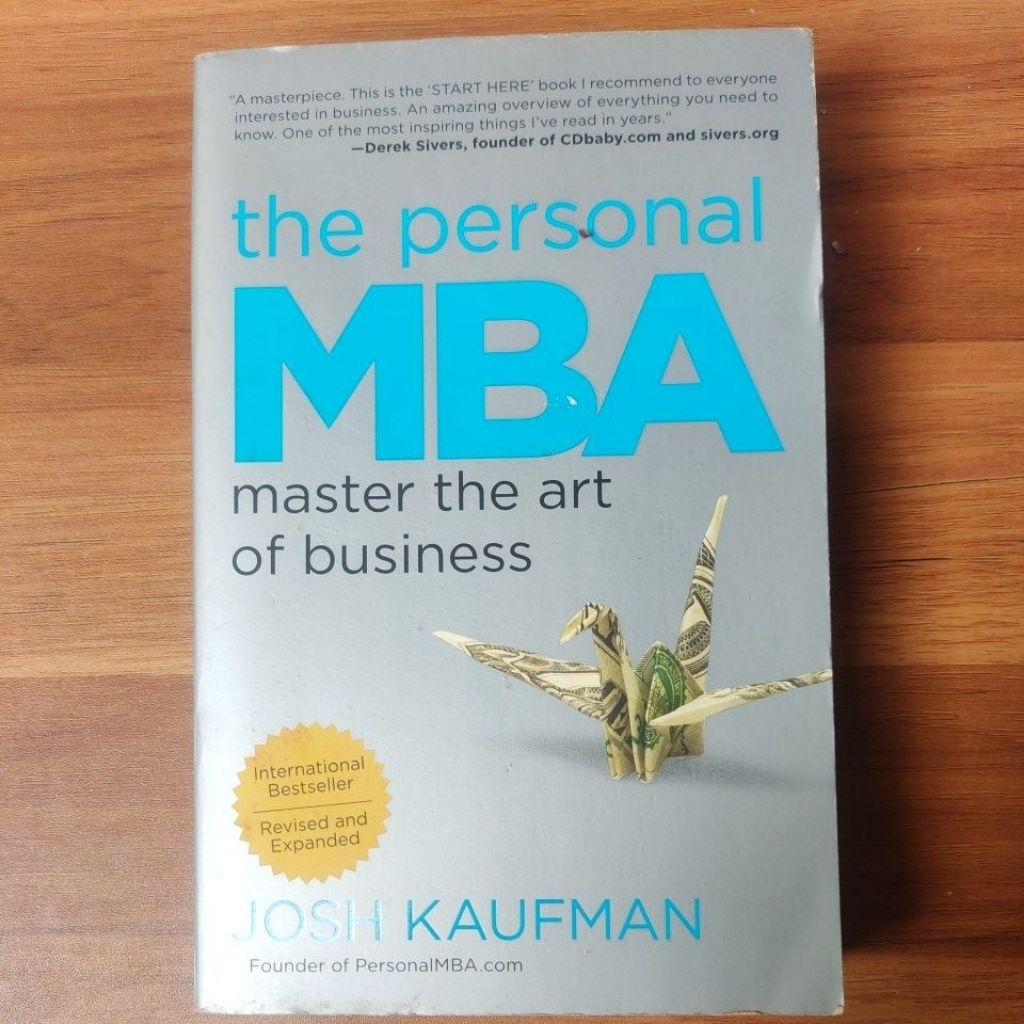 buku the personal MBA master the art of business by Josh Kaufman Preloved berbahasa Inggris