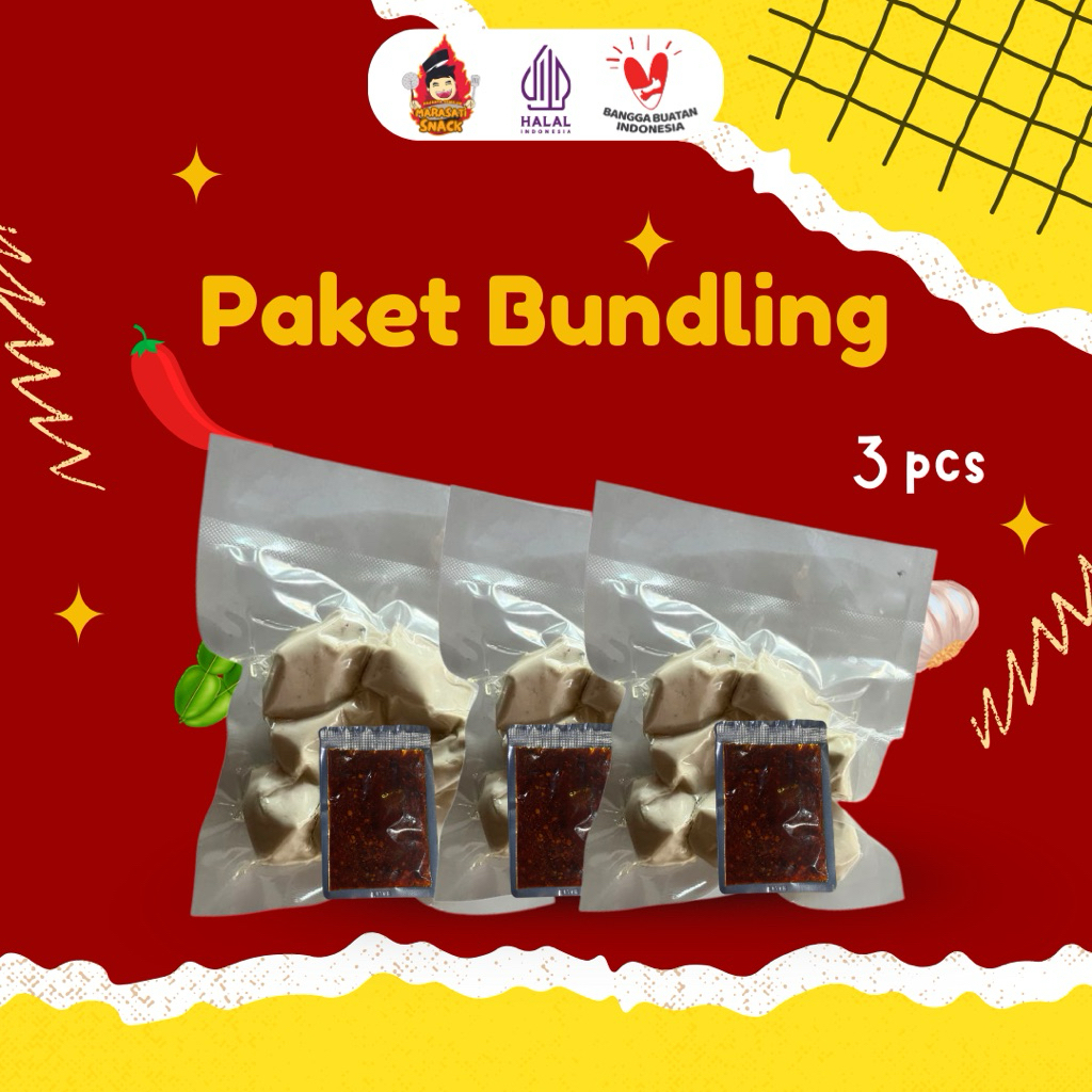 

Paket Bundling 3Pcs Basreng mentah Marasati Snack
