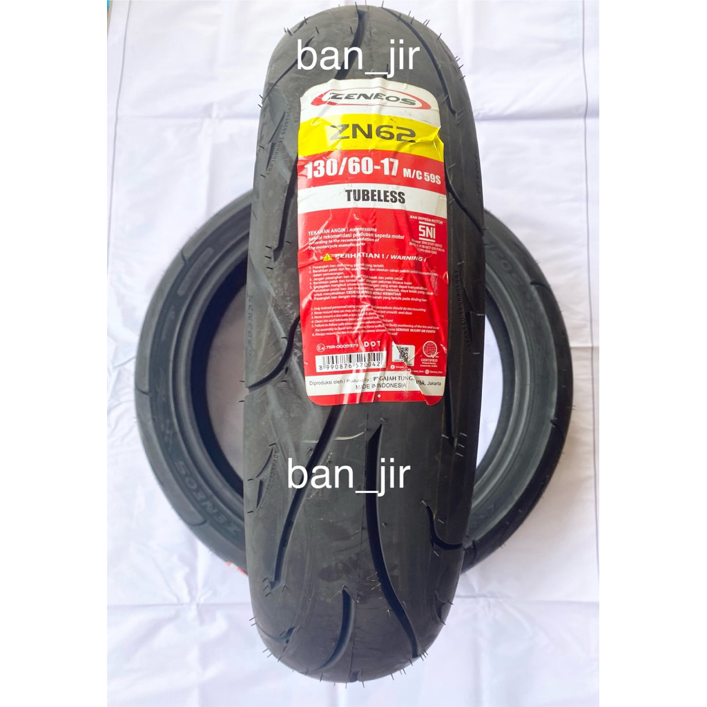 Ban Motor ZENEOS ZN62 130/60 Ring 17 Tubeless