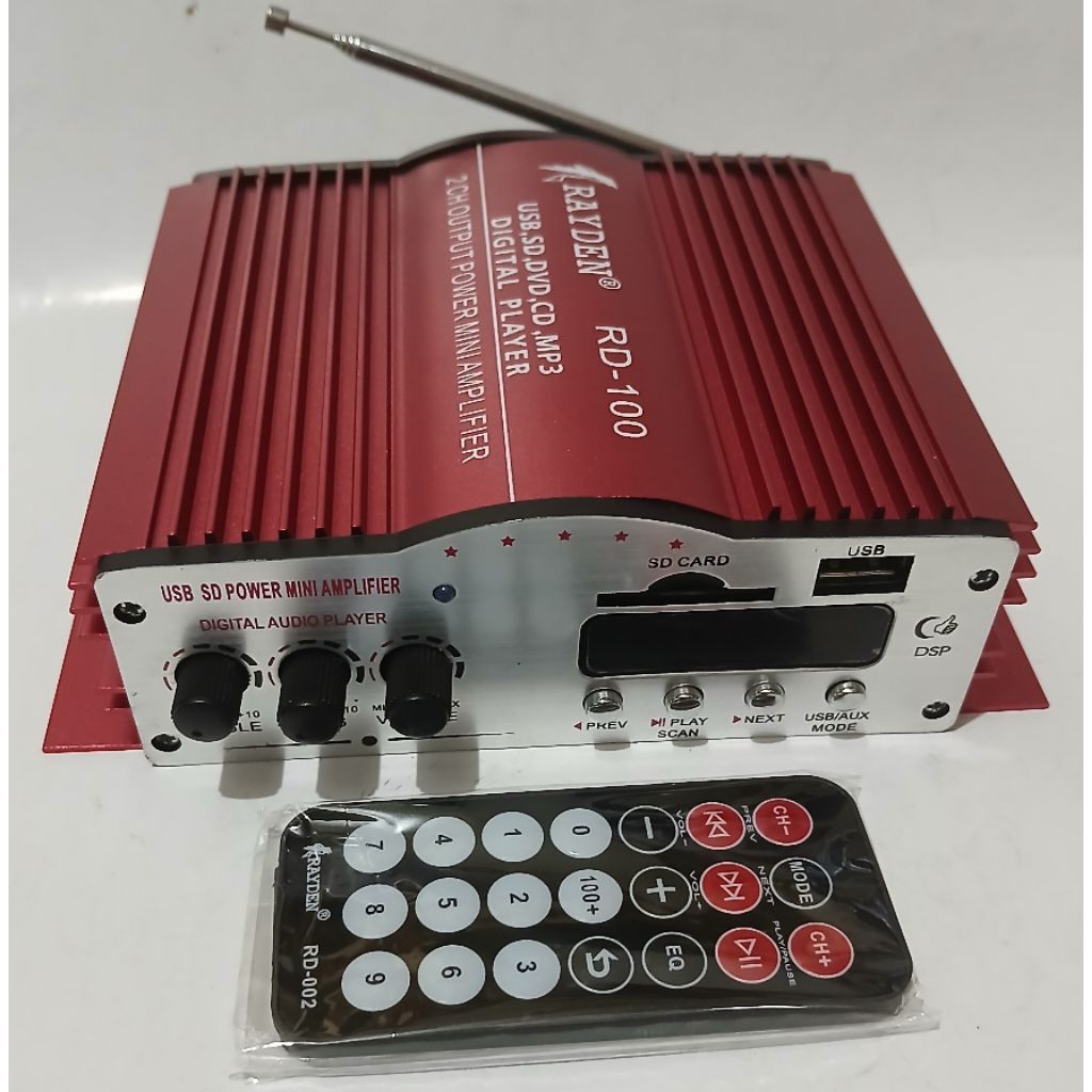 power rayden amplifier rd-100 usb,SD, mp3, FM, Digital player