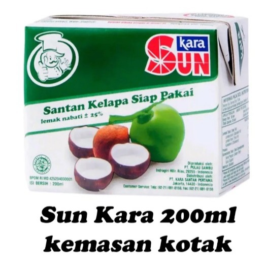 

Sun Kara Santan kemasan kotak 200ml