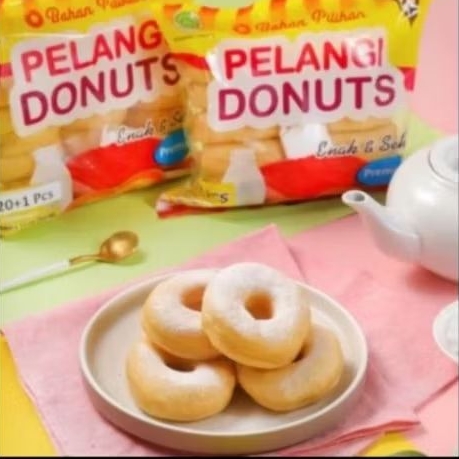 

pelangi donat kentang isi 10