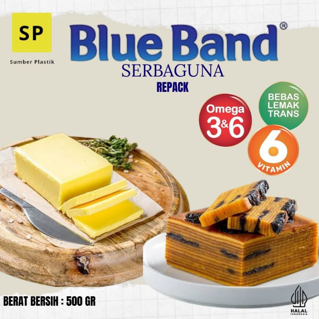 

Blue Band Serbaguna Kemasan 500 gram