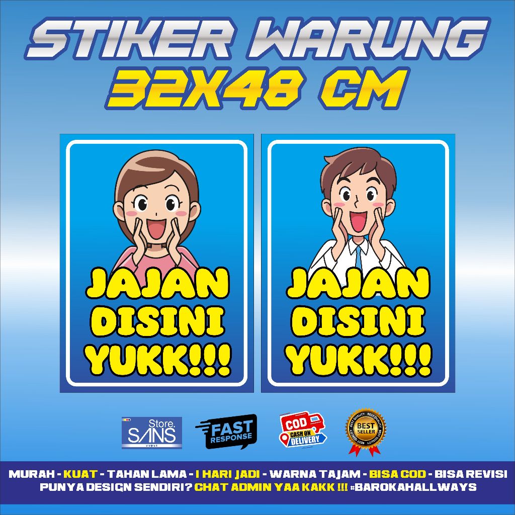 

STIKER WARUNG UKURAN 32x48 CM