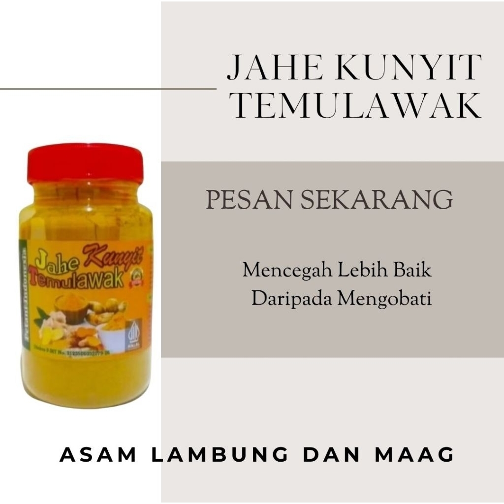 

jahe kunyit temulawak mix 3in1 tuntaskan asam lambung naik dan gejalanya