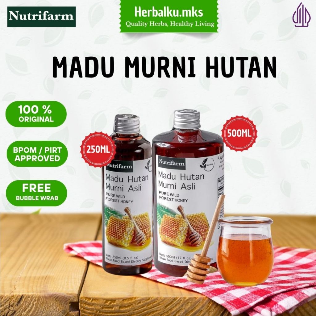 

Nutrifarm Madu Hitam Asli 100% 250ml & 500ml