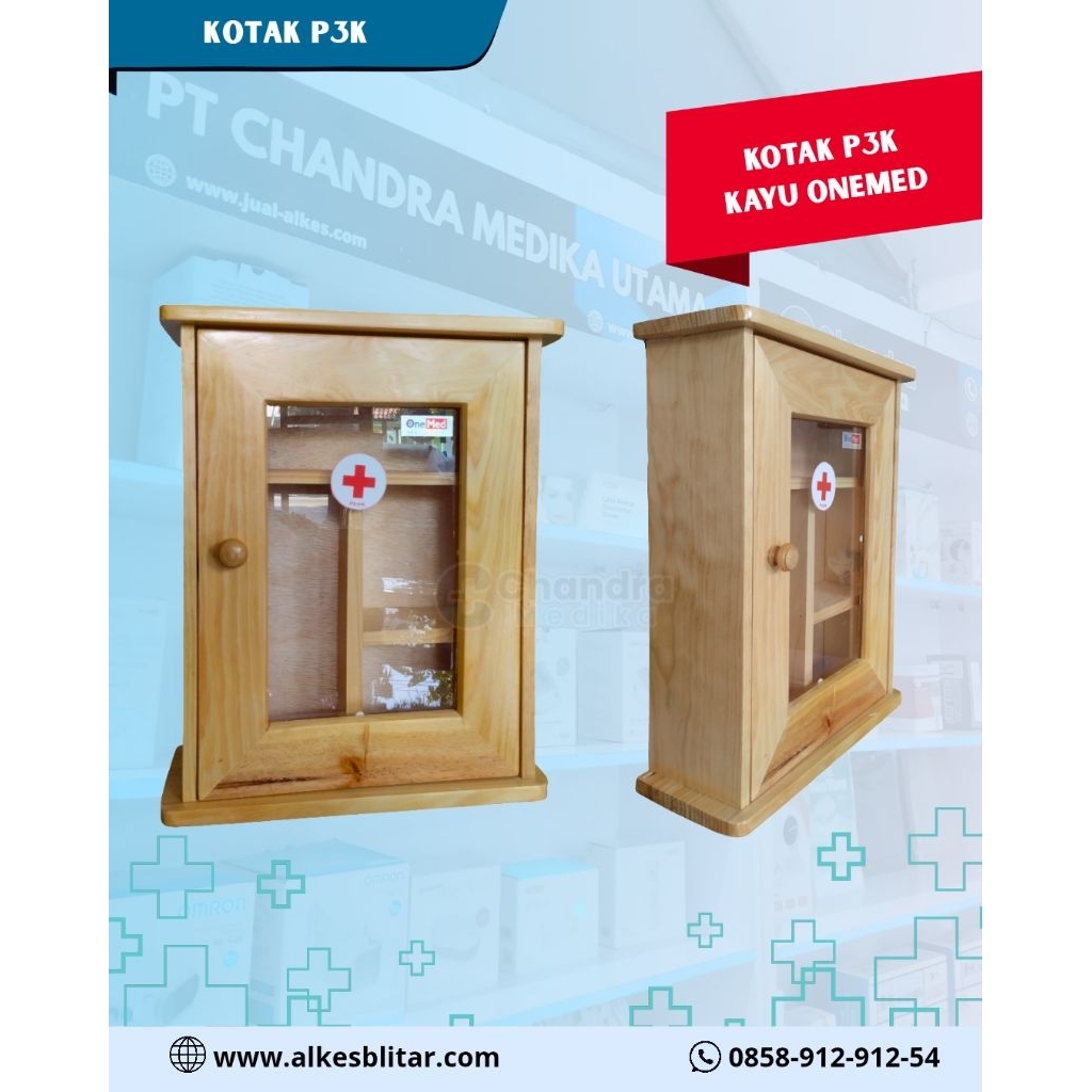 Onemed Kotak P3K Dinding (Kayu)