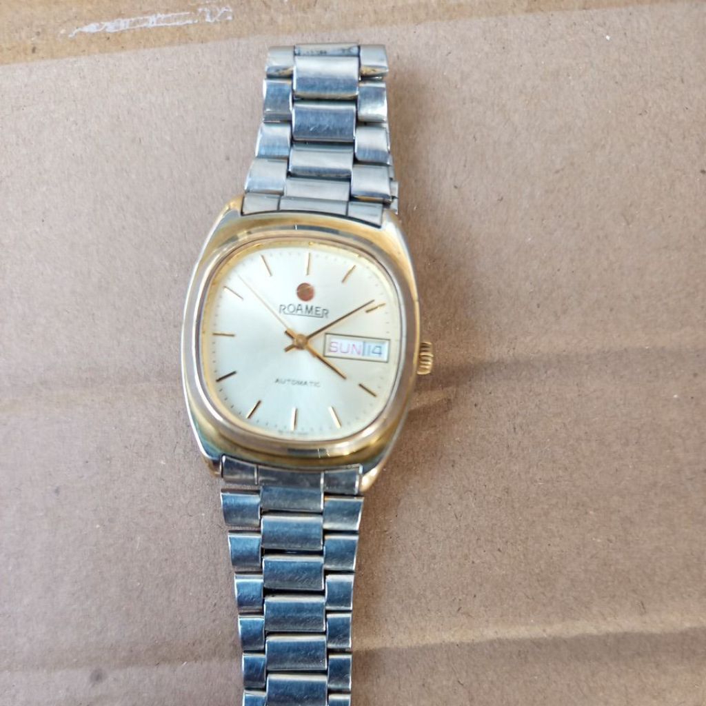 jam tangan roamer otomatis Swiss Made full original bekas