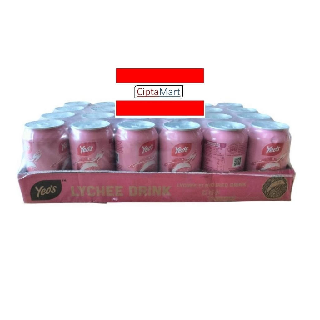 Yeos Leci Minuman Kaleng Lychee ( 1 dus )