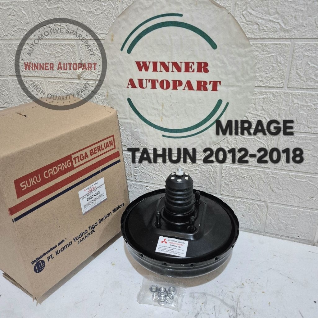 BOSTER BOOSTER REM BRAKE BOOSTER MITSUBISHI MIRAGE 2012-2018