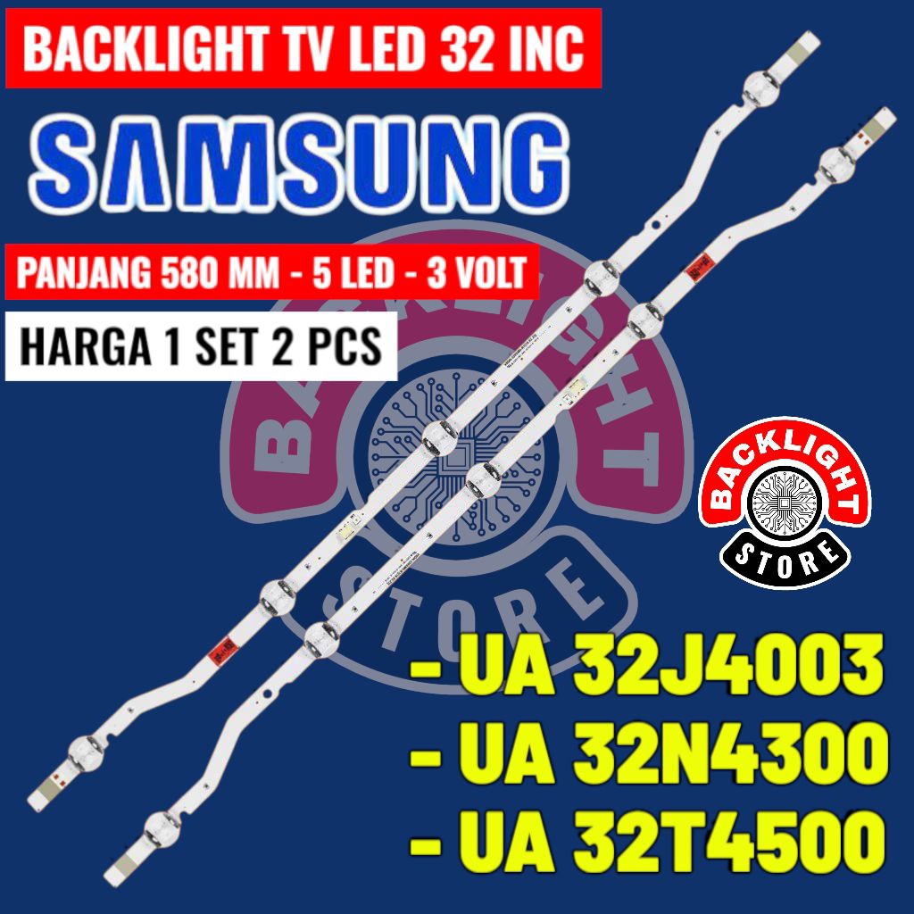 Backlight Tv Led SAMSUNG 32 inc UA32J4003 UA32N4300 UA32T4500