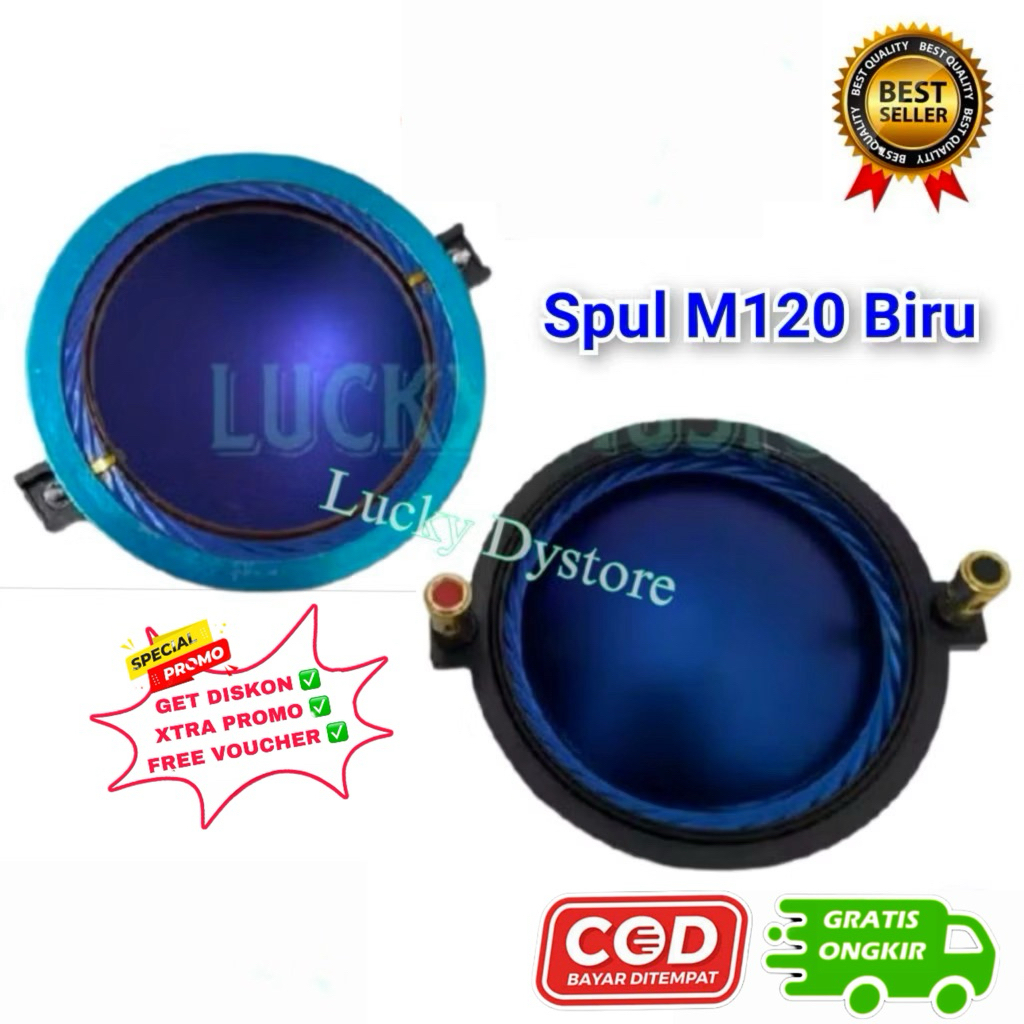 Spul Driver Tweeter RDW M120 Biru Original PNP spul m 120 spul rdw m120 spul tweeter driver