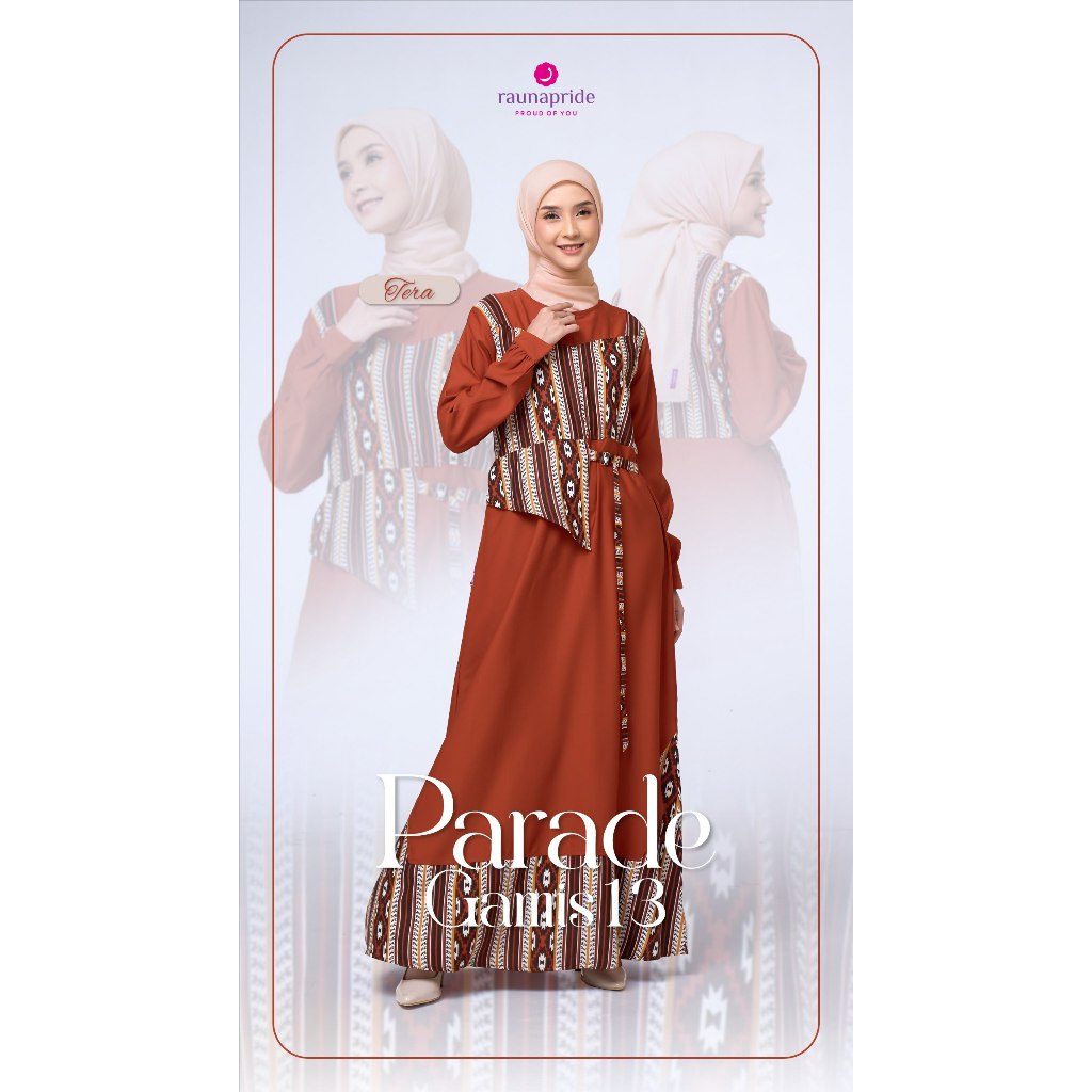 TERMURAH GAMIS RAUNAPRIDE PARADE 13 COCOK UNTUK OUTFIT LEBARAN KONDANGAN & DAILY TERBARU KEKINIAN