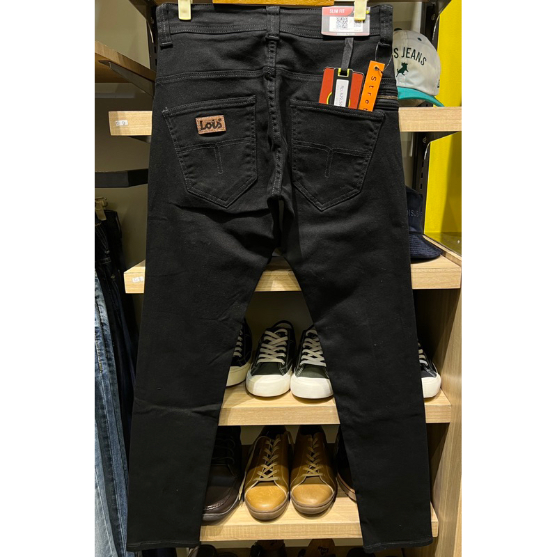 Lois Original Celana Jeans Panjang Pria Slimfit Hitam Celana Panjang Pria Terbaru