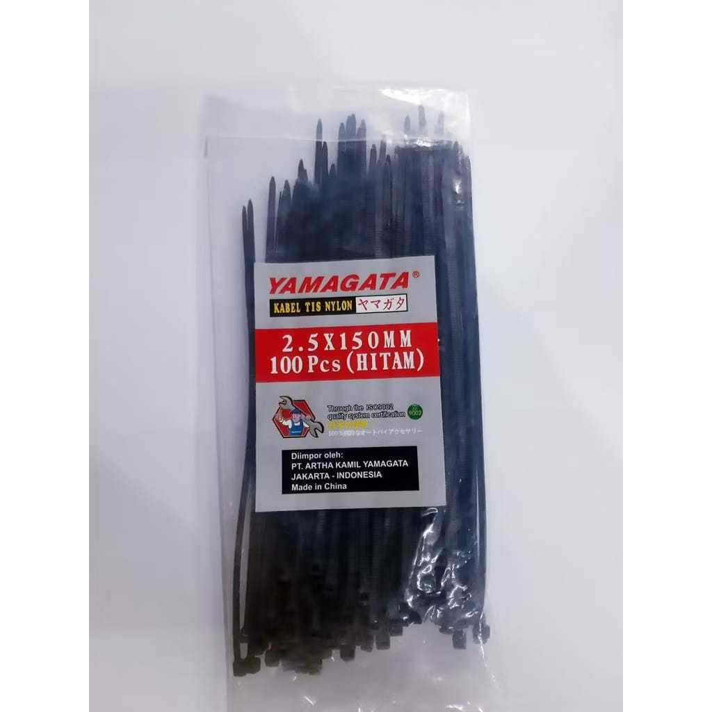 

MNIMAL 3PCS KABEL TALI TIS - TALI ROBOT PENGIKAT MERK YAMAGATA IMPAC ISIMA ISI 100PCS