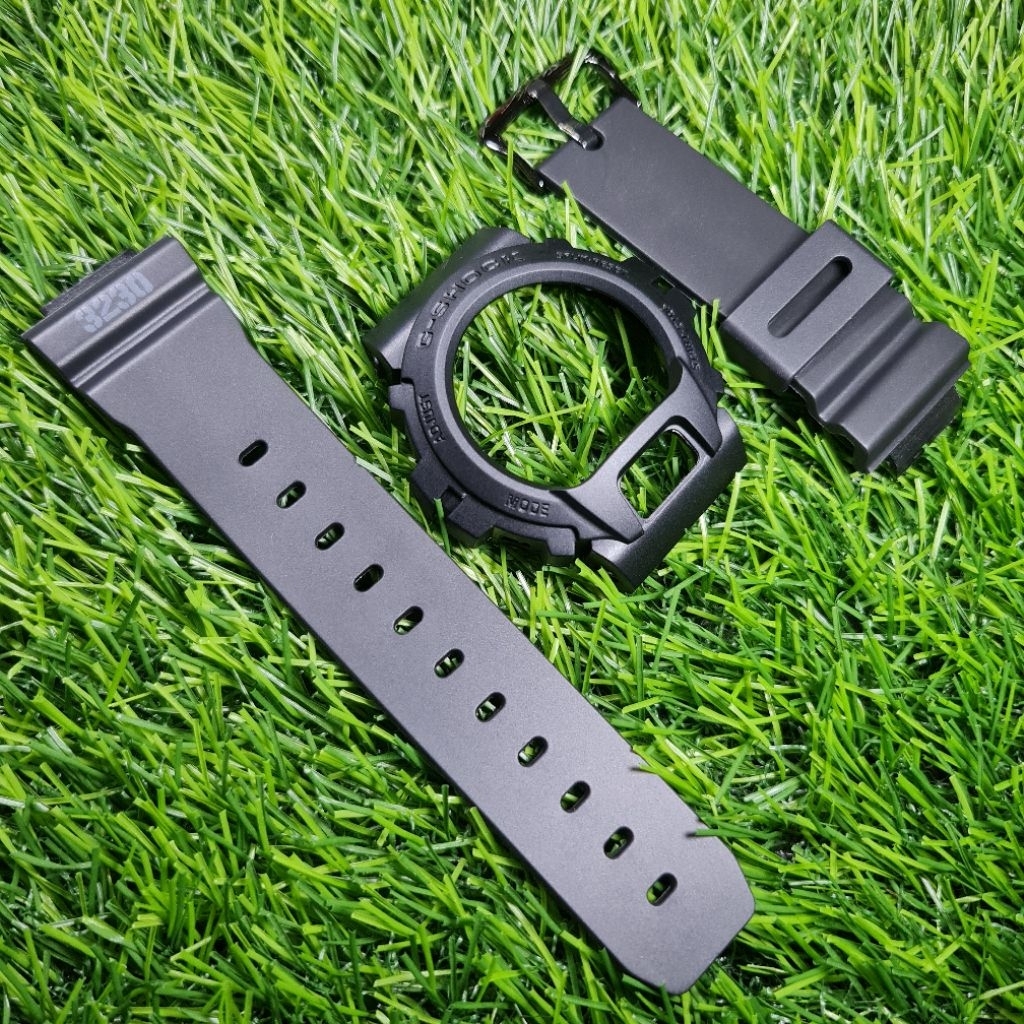 BNB BEZEL N STRAP GSHOCK G-SHOCK DW6900 DW-6900 DW6600 BLACK MATTE 3230