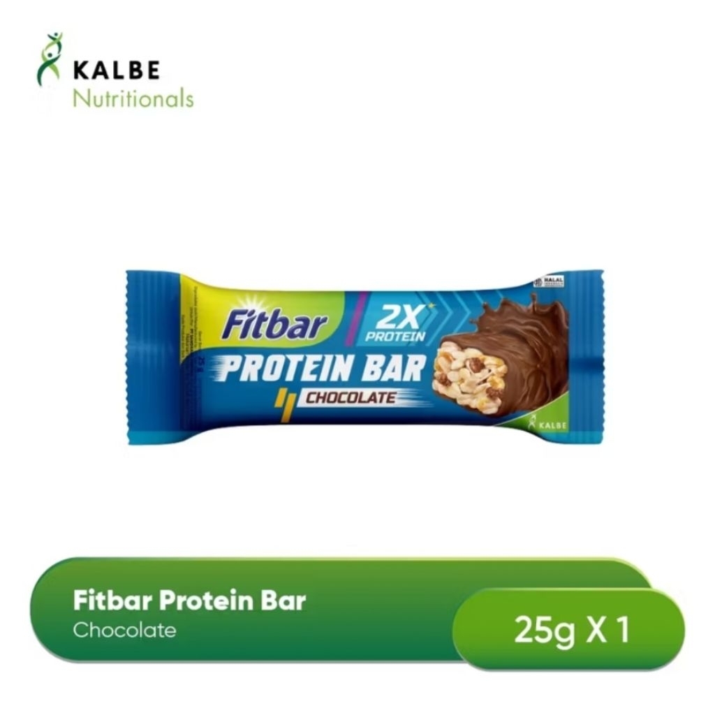

Fitbar Fit Bar Protein Chocolate Coklat Snack Multigrain 25g