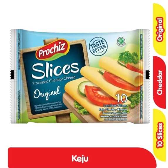 

Keju Prochiz Premium Slice Cheddar 10 Lembaran Prochiz Premium Slices Keju Cheddar 10 Slice 160g