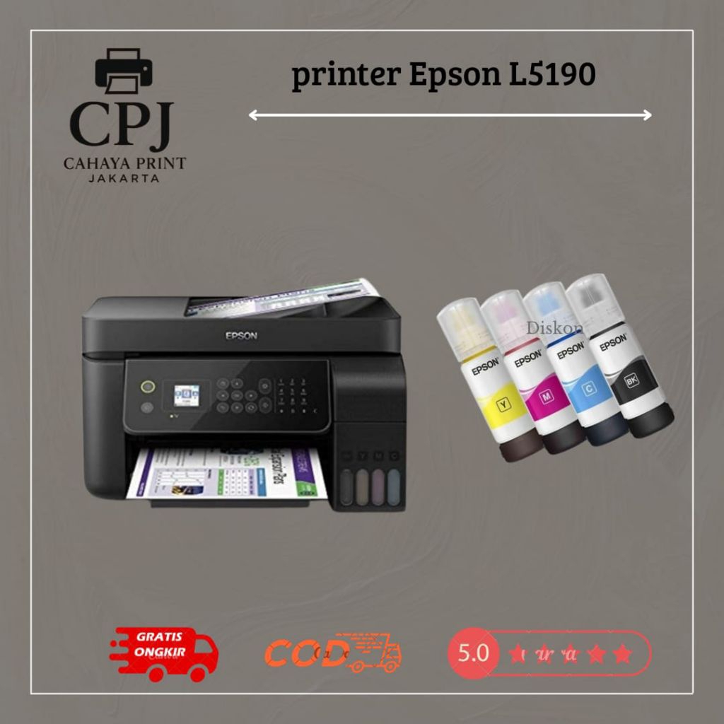 Printer Epson L5190 All-in-one (PRINT SCAN COPY WIFI)