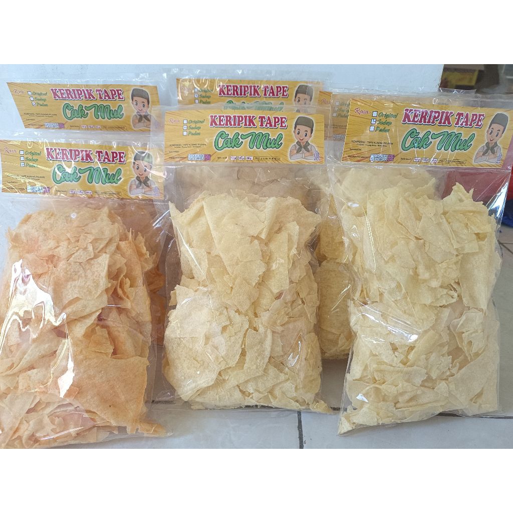 

KRIPIK TAPE Asli Bondowoso 125gr (Siap Makan)