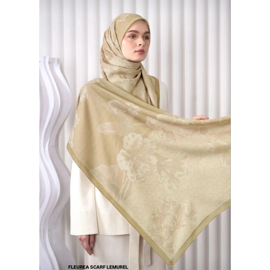 Fleurea Scarf by Heylocal.id / Jastip heylocal.id