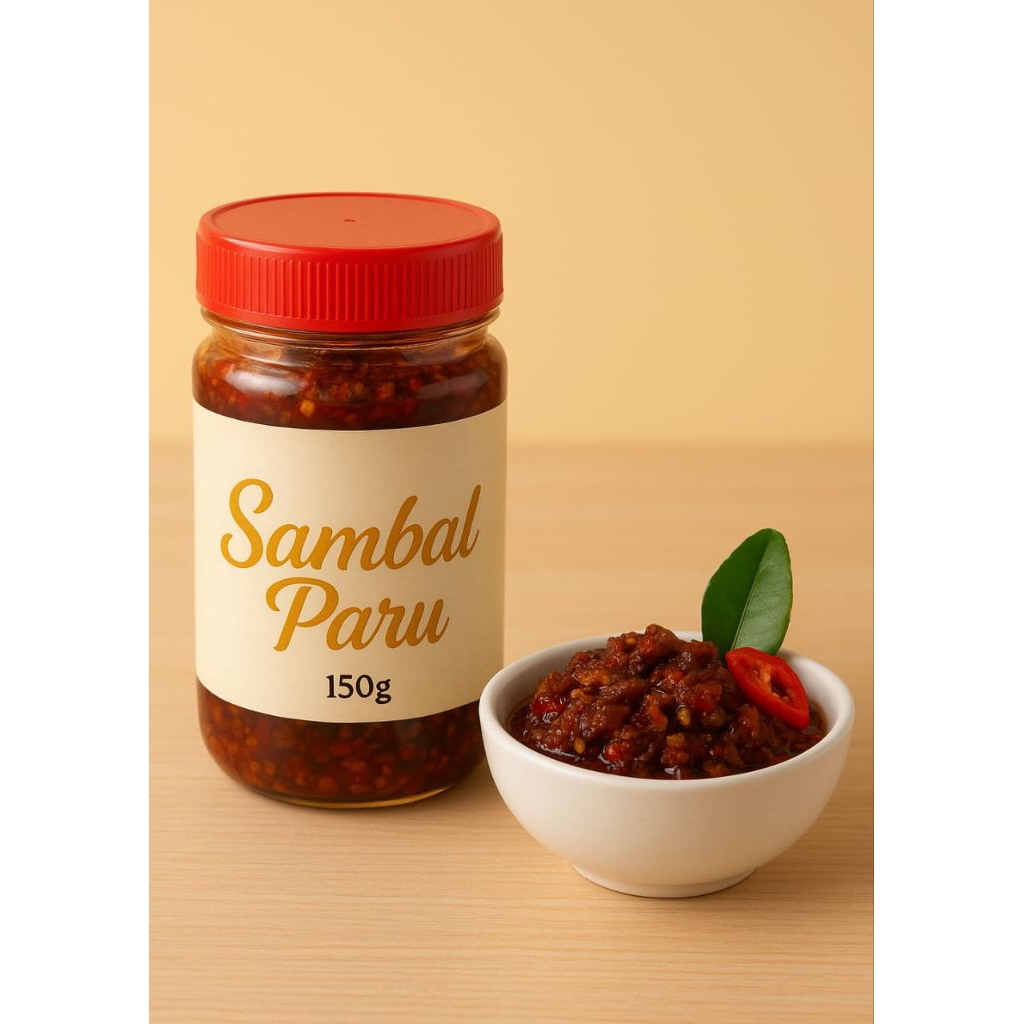 

Sambal Paru Asli Pedas Nikmat – Sambal Paru Homemade Kemasan Botol 150gr