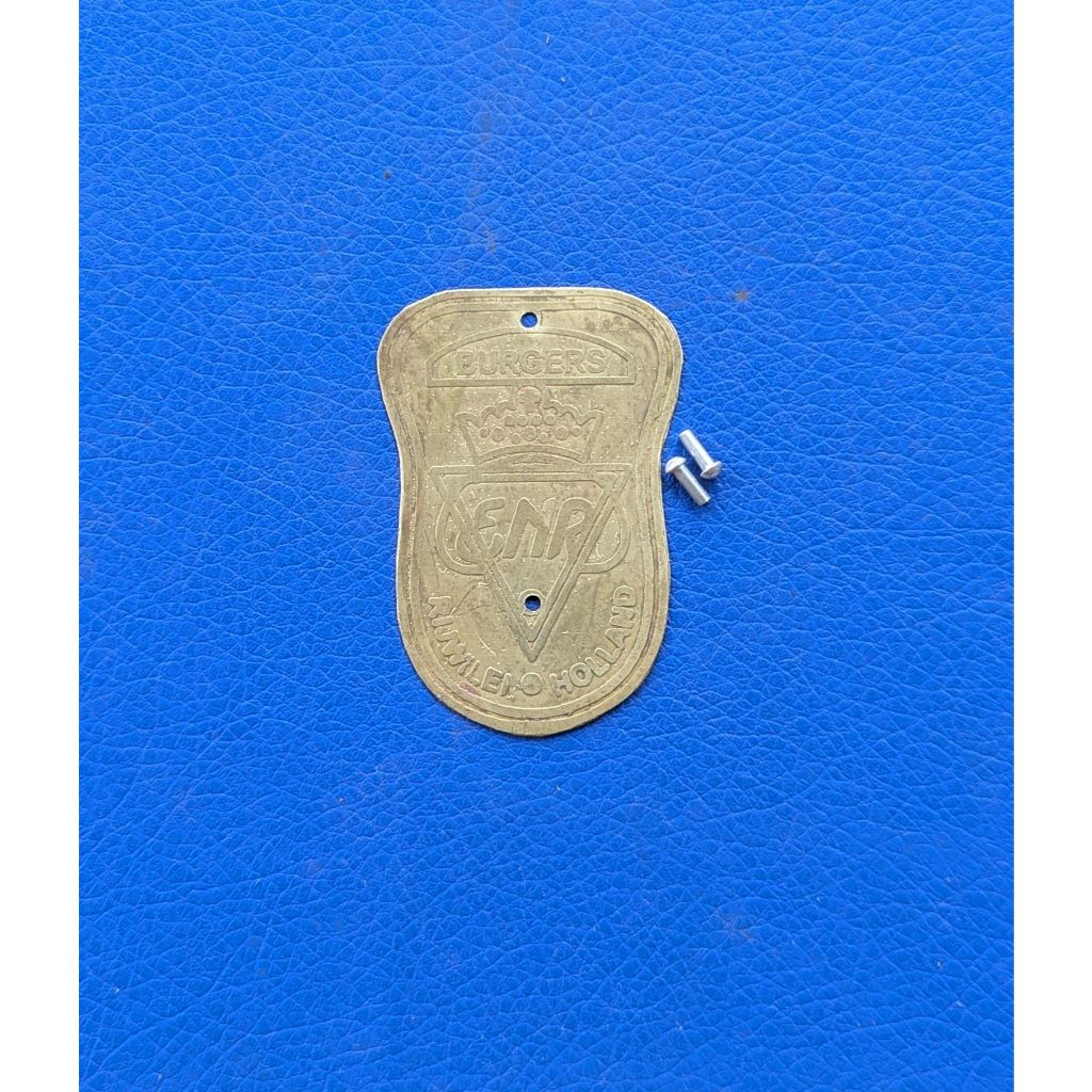 emblem plat merk sepeda onthel burgers