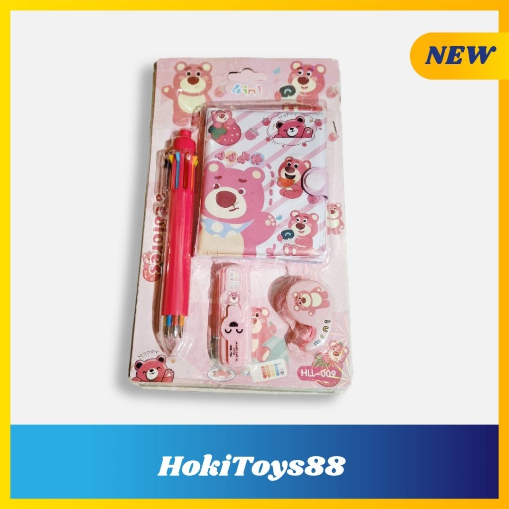 

1 Set Alat Tulis Karakter Bear Lotso Lucu