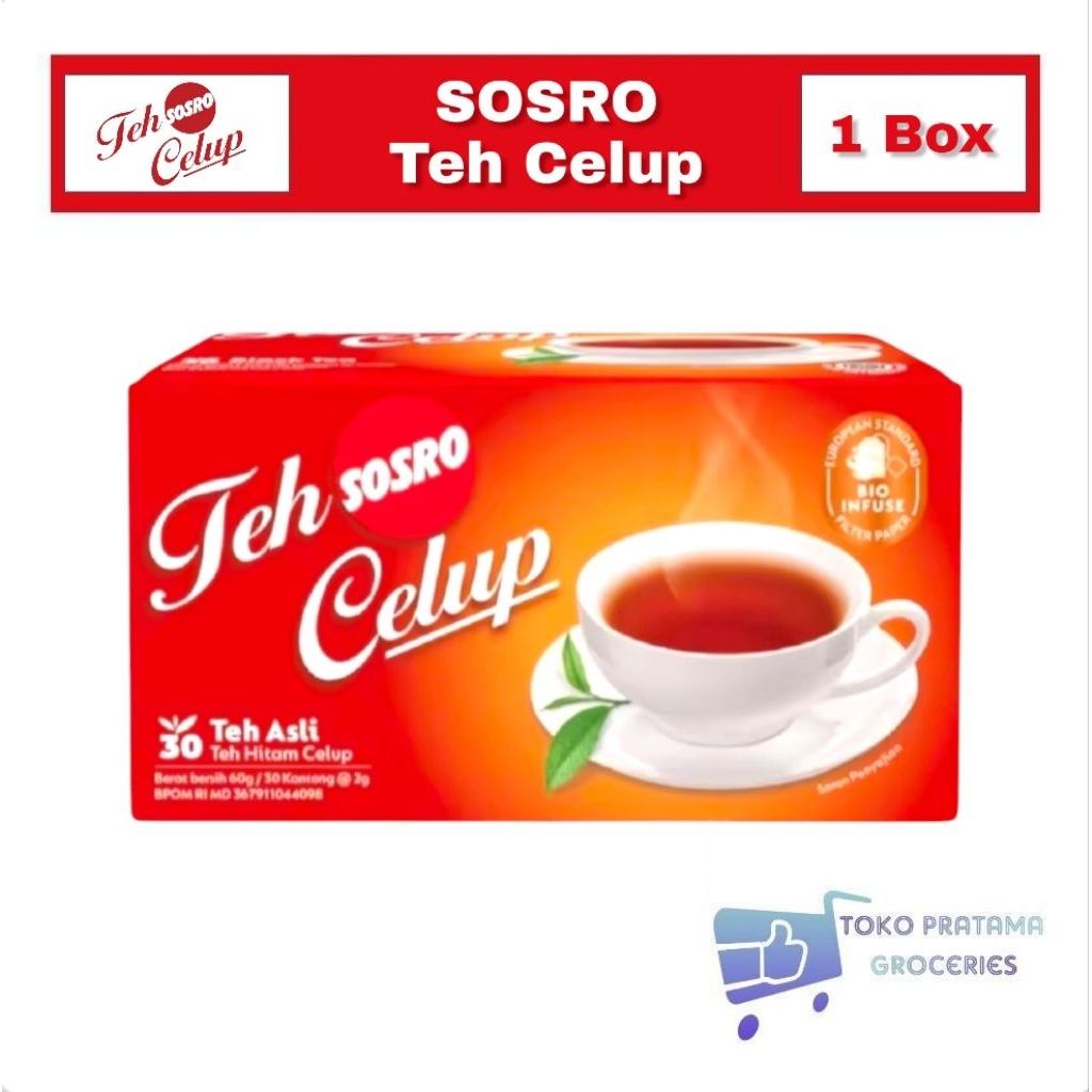 

SOSRO TEH CELUP BLACK TEA 1 BOX