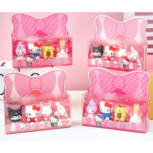 

Penghapus Sanrio Family Box Special Edition 3D 1Box Isi 4 Karakter