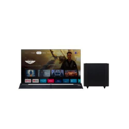 POLYTRON LED Smart TV 43 inch PLD 43BG9058 / PLD 43BG Cinemax Google TV + Speaker Soundbar