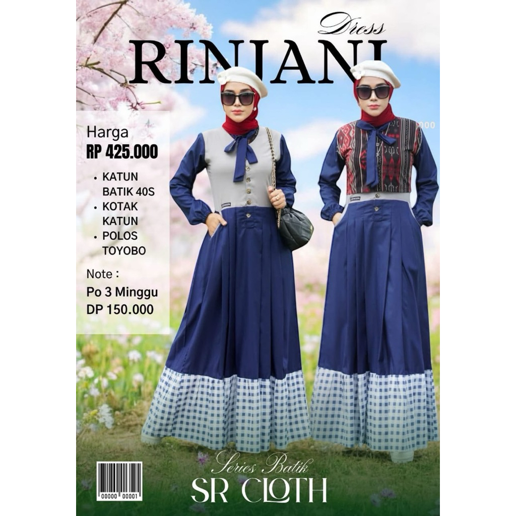 Gamis Sr Cloth Rinjani/ sr cloth Mentari