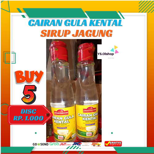 

CORN SYRUP JAVA SUPER FOOD 190GR / GULA KENTAL / SIRUP JAGUNG / PEMANIS JAGUNG / MULYEO