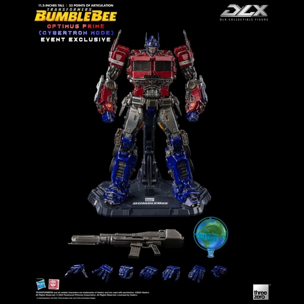 Threezero DLX Transformers: Bumblebee Action Figure Optimus Prime (Cybertron Mode) EVENT EXCLUSIVE C