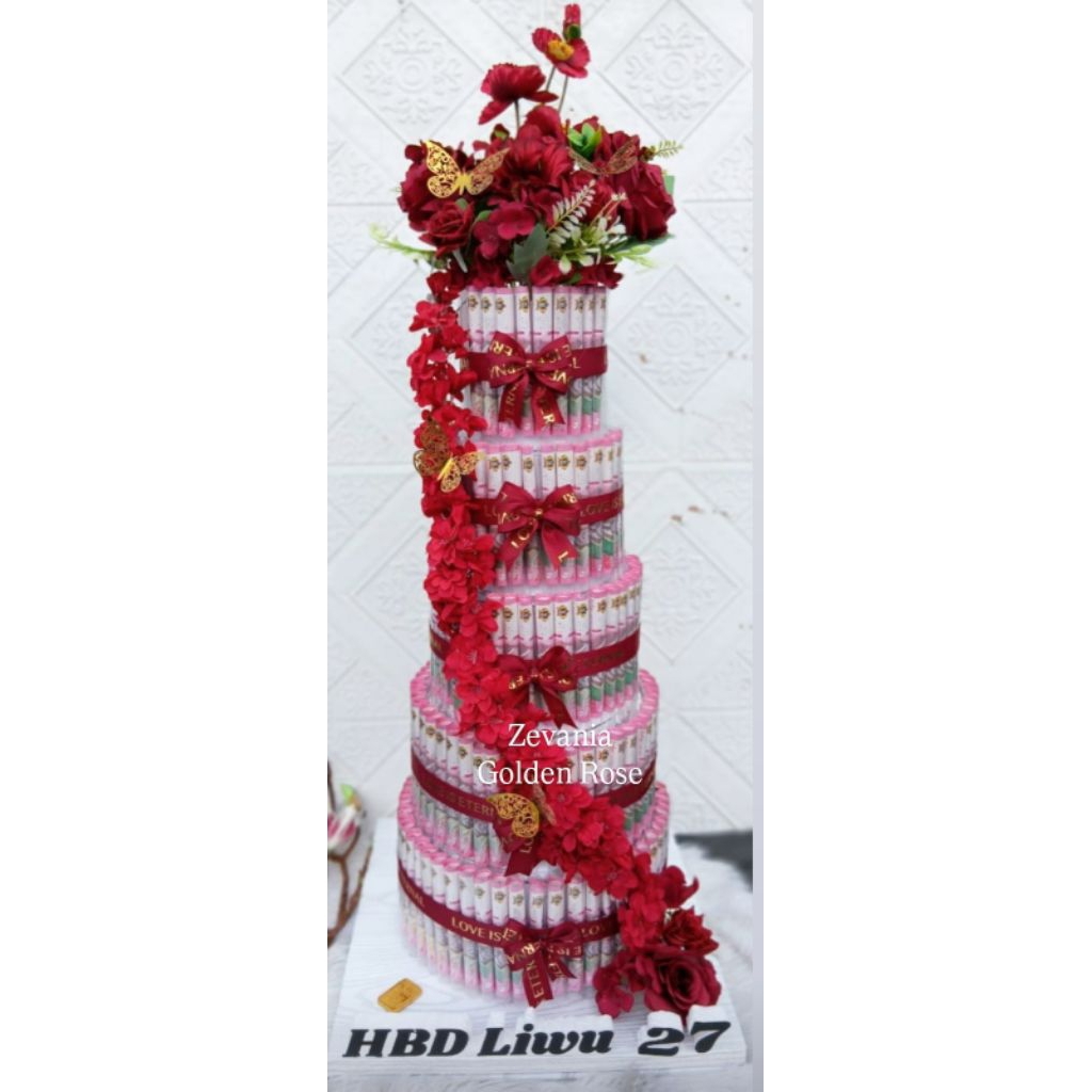 money cake 4 & 5 tingkat kosongan