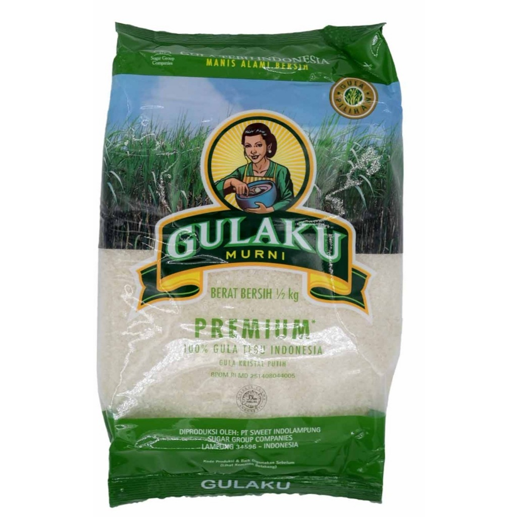 

GULA PASIR 0,5KG MERK GULAKU / GULA PASIR 500G