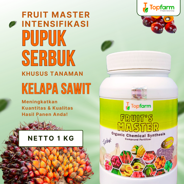 Pupuk Serbuk Topfarm / Pupuk Buah Kelapa Sawit Terbaik / Pupuk Kelapa Sawit Terbagus / Pupuk Pembesa