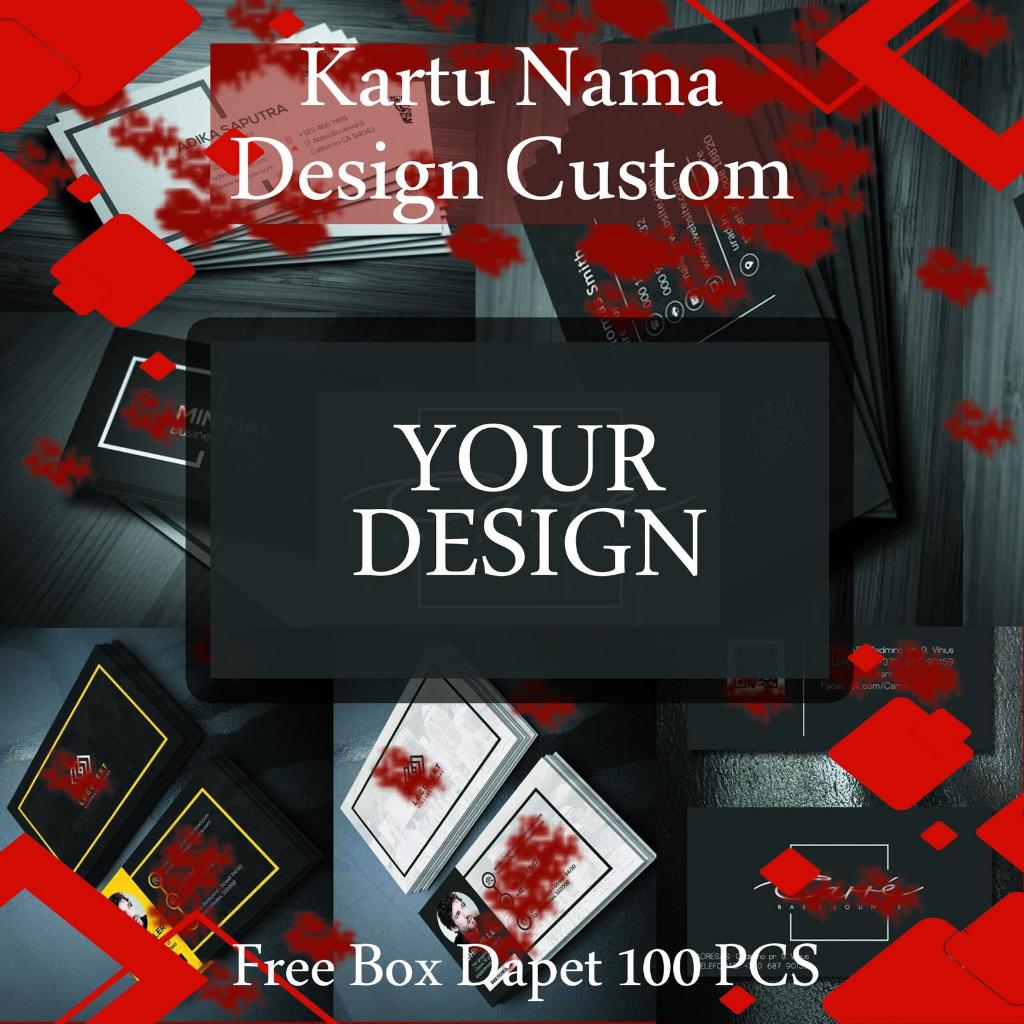 Kartu Nama Laminasi Doff atau Glossy bisa 1 sisi maupun 2 sisi - Kartu Nama 1 Box - Bussines Card Cu